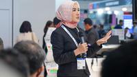 Direktur Utama PT Pertamina (Persero), Nicke Widyawati di forum Internasional Hannover Messe 2024. (Dok Pertamina)