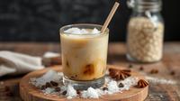 Google Doodle Tampilkan Kopi Susu Gula Aren, Salah Satu Minuman Nikmat untuk Temani Rutinitas Pagi. Foto dibuat oleh AI.