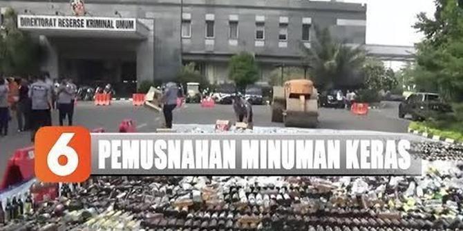 Polda Metro Jaya Musnahkan Puluhan Ribu Butir Pil Ekstasi