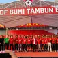Klub Kalteng Putra siap berlaga di Liga 2 musim 2023/2024. Acara peluncuran klub berlangsung di Stadion Tuah Pahoe, Palangkaraya, Kamis 31 Agustus 2023. (dok Kalteng Putra)