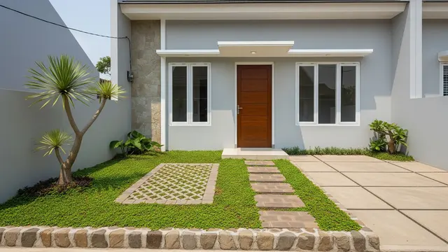 9 Desain Rumah Type 36 dengan Taman Hemat Air, Hunian Asri dan Lestari