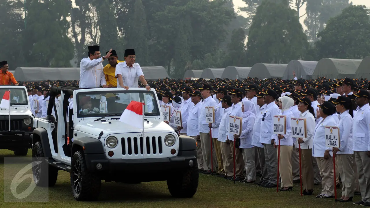 20150817-Bersama Ribuan Kader KMP, Prabowo Subianto Laksanakan Upacara HUT RI ke-70-Bogor