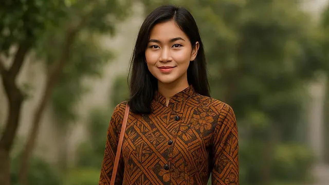 8 Model Tunik Batik Kancing Samping dengan Belahan Panjang 2025, Tampil Lebih Langsing dan Anggun