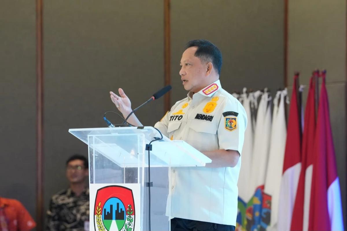 Mendagri Tito Karnavian keynote speaker dalam Rapat Kerja Komisariat Wilayah (Komwil) I Asosiasi Pemerintah Kota Seluruh Indonesia (APEKSI) di Kota Banda Aceh