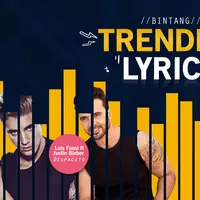 Saksikan Bintang Trending Lyrics berisi lagu-lagu jagoan berikut. (Desain: Nurman Abdul Hakim/Bintang.com)