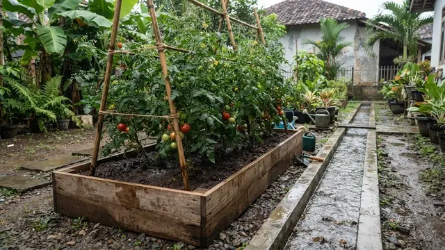 Darainase Lahan Tanaman Tomat Baik