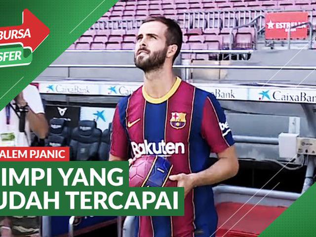 Video Bursa Transfer Miralem Pjanic Resmi Diperkenalkan Barcelona Dan Anggap Mimpinya Sudah Tercapai Spanyol Bola Com