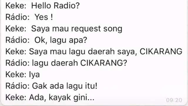 salah dengar lirik lagu (foto: @kamto_adi)