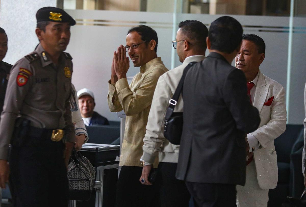 FOTO: Nadiem Makarim Penuhi Panggilan Diperiksa KPK
