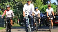 Gubernur Jateng Gowes Sepeda ke TPS