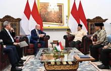 VIDEO: Momen Anak Ideologis Prabowo Antar Utusan Khusus Bawa Surat Presiden Palestina, ini Isinya