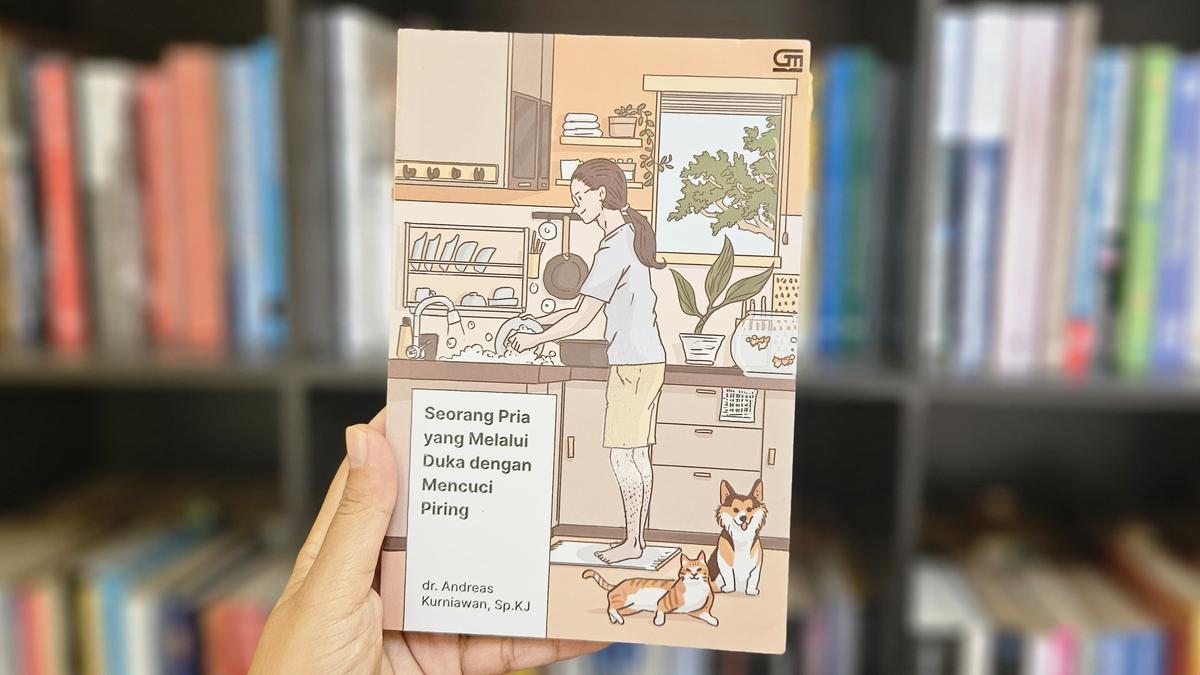 Review Buku Seorang Pria yang Melalui Duka dengan Mencuci Piring