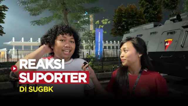 Berita video reaksi fans di SUGBK usai menyaksikan laga antara Timnas Indonesia vs Timnas Argentina