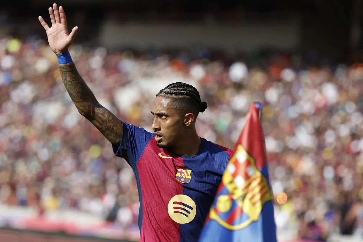 Foto: Trigol Raphinha Sempurnakan Pesta 7-0 Barcelona di Liga Spanyol