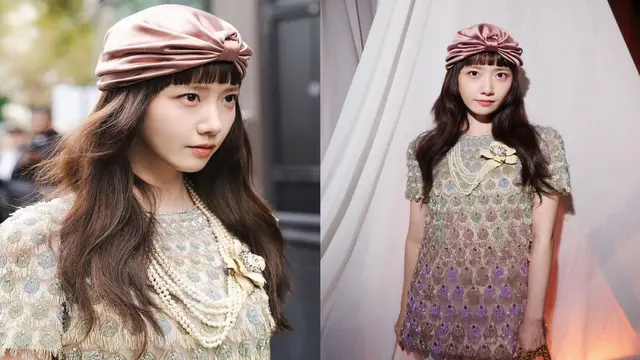 Yoona SNSD hadir di fashion show Valentino di Paris. (Dok: X Kpop Charts @kchartsmaster)