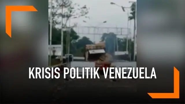 VIDEO: Kekerasan di Perbatasan Venezuela, 4 Tewas