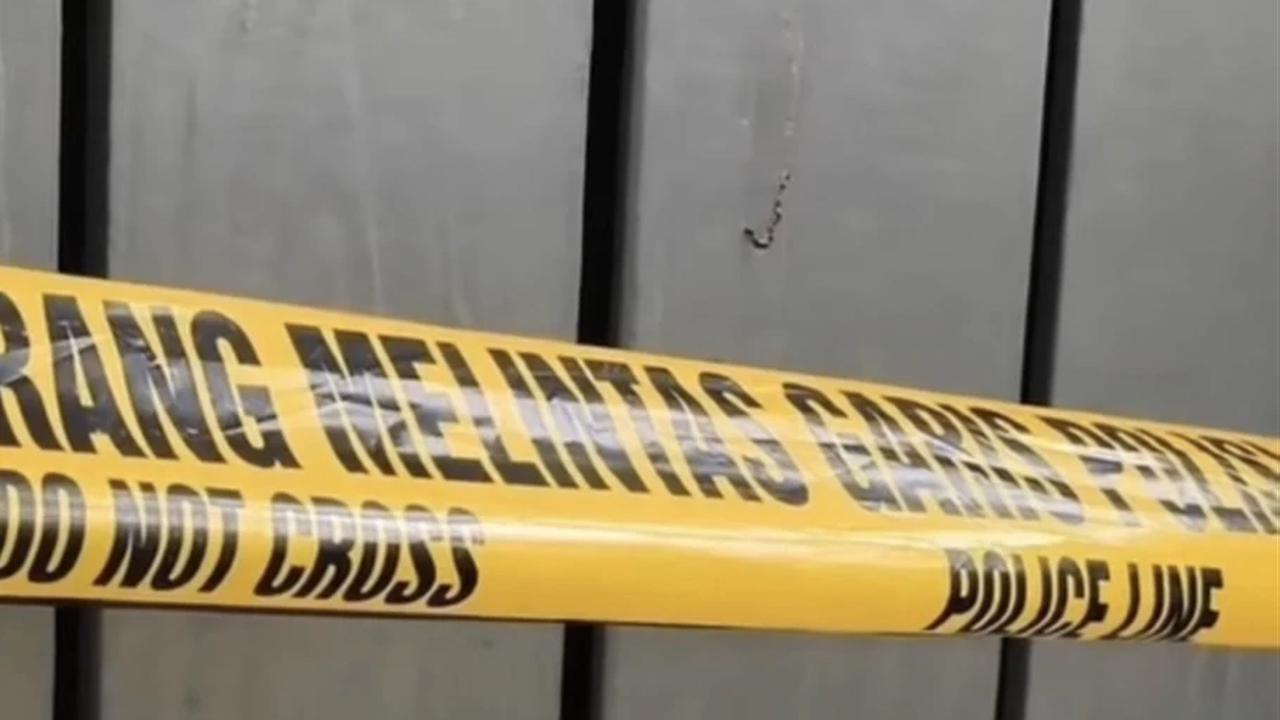 Lokasi kejadian penusukan sudah diberikan garis polisi