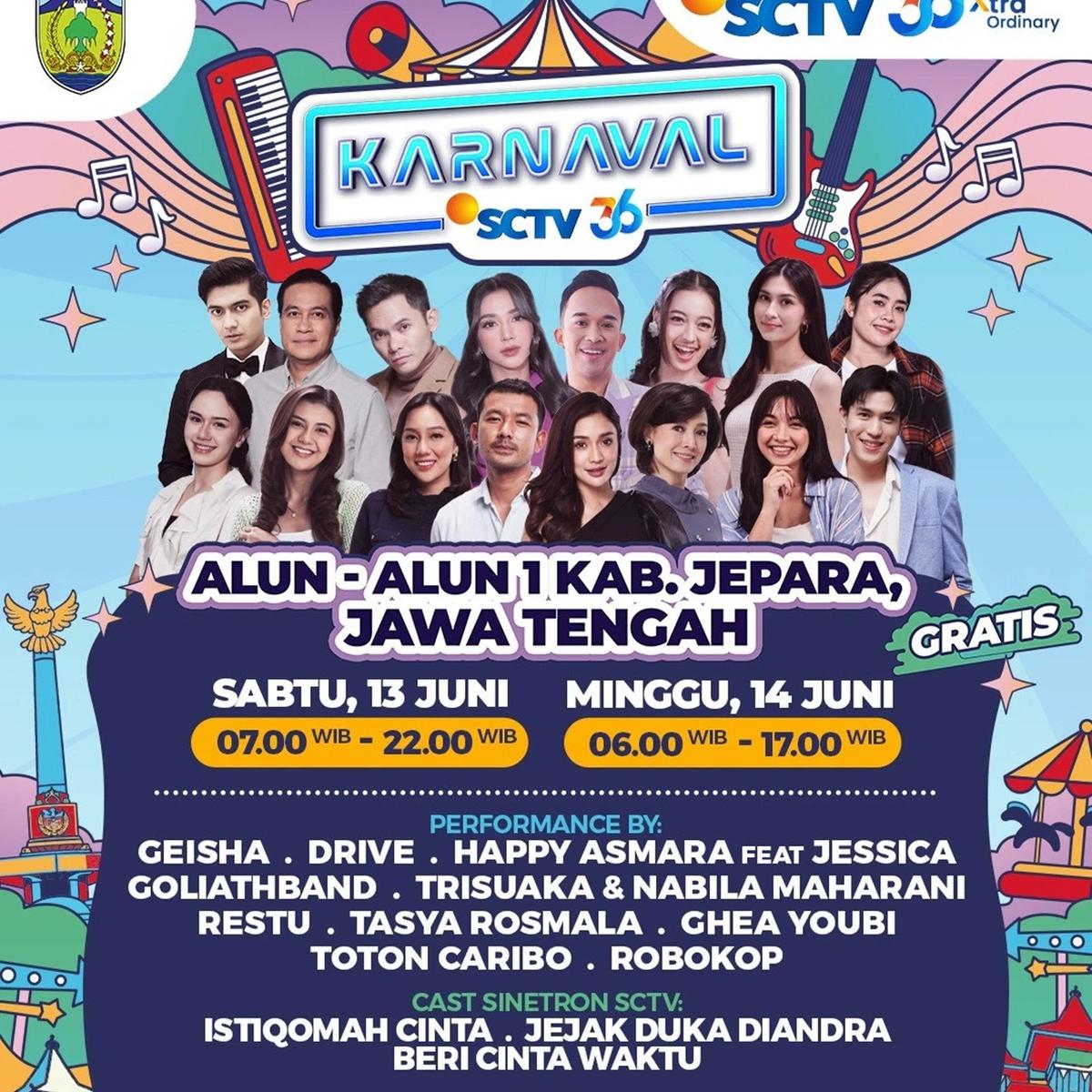 Karnaval SCTV 2026 di Jepara