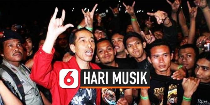 VIDEO: Presiden Jokowi Semangati Para Musikus di Hari Musik Nasional