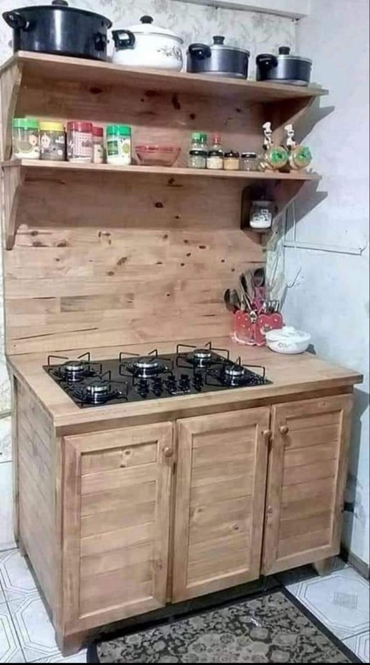 Desain Meja Kompor Minimalis