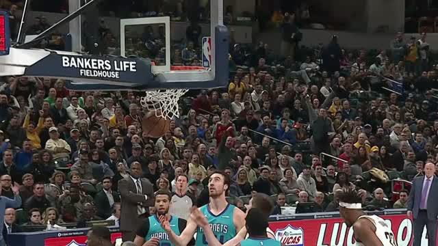 Berita video game recap NBA 2017-2018 antara Indiana Pacers melawan Charlotte Hornets dengan skor 105-96.