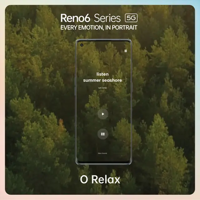 OPPO Reno6 Series 5G.