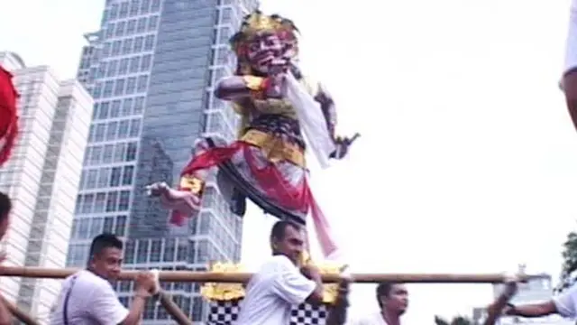 Di Car Free Day, Warga Jakarta Nikmati Parade Ogoh-ogoh