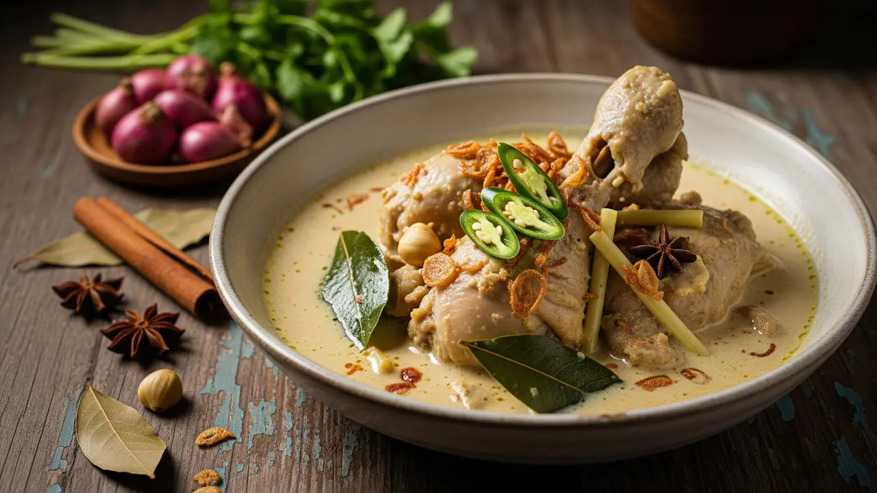 Opor Ayam Putih Khas Jawa