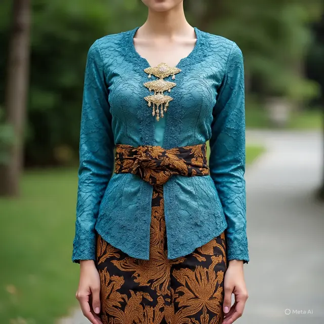 Model Baju Pesta Rok Batik