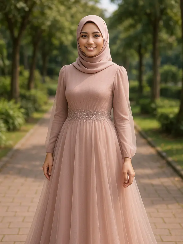 7 Model Gamis Payet Pinggang, Elegan dan Menawan untuk Acara Spesial
