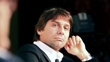 Italy's coach Antonio Conte participate in a discussion during Dubai International Sports Conference in Dubai, United Arab Emirates December 28, 2015. REUTERS/Ashraf Mohammad