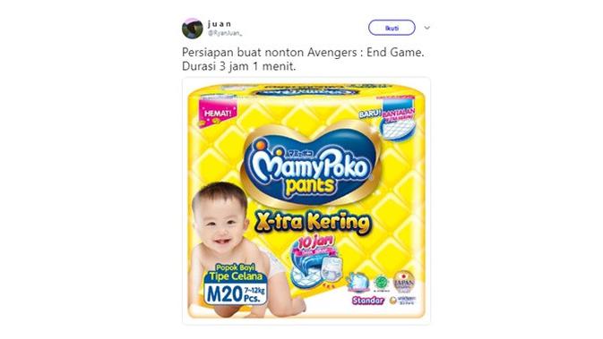 Persiapan Endgame (Sumber: Twitter/popok RyanJuan_)
