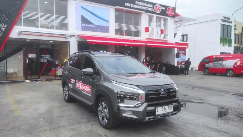 Mitsubishi Bikin 12 Posko Siaga Lebaran dari Pulau Jawa Hingga Sumatera (Arief A/Liputan6.com)