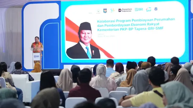 Menteri Dalam Negeri (Mendagri) Muhammad Tito Karnavian saat acara Sosialisasi Kolaborasi Program Pembiayaan Perumahan dan Pemberdayaan Ekonomi Rakyat di Lapangan Persima, Kecamatan Tambora, Kota Jakarta Barat, Senin (15/6/2026) (Istimewa)