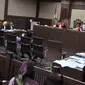 Suasana sidang lanjutan kasus korupsi pengadaan e-KTP yang digelar di pengadilan Tipikor, Jakarta (10/4). Juru bicara KPK menyatakan akan menggali keterangan dari para saksi terkait proses pengadaan e-KTP. (Liputan6.com/Helmi Afandi)