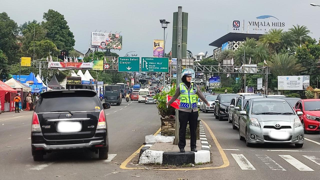 Puncak Bogor Diprediksi Padat, Polisi Siapkan Rekayasa Lalu Lintas