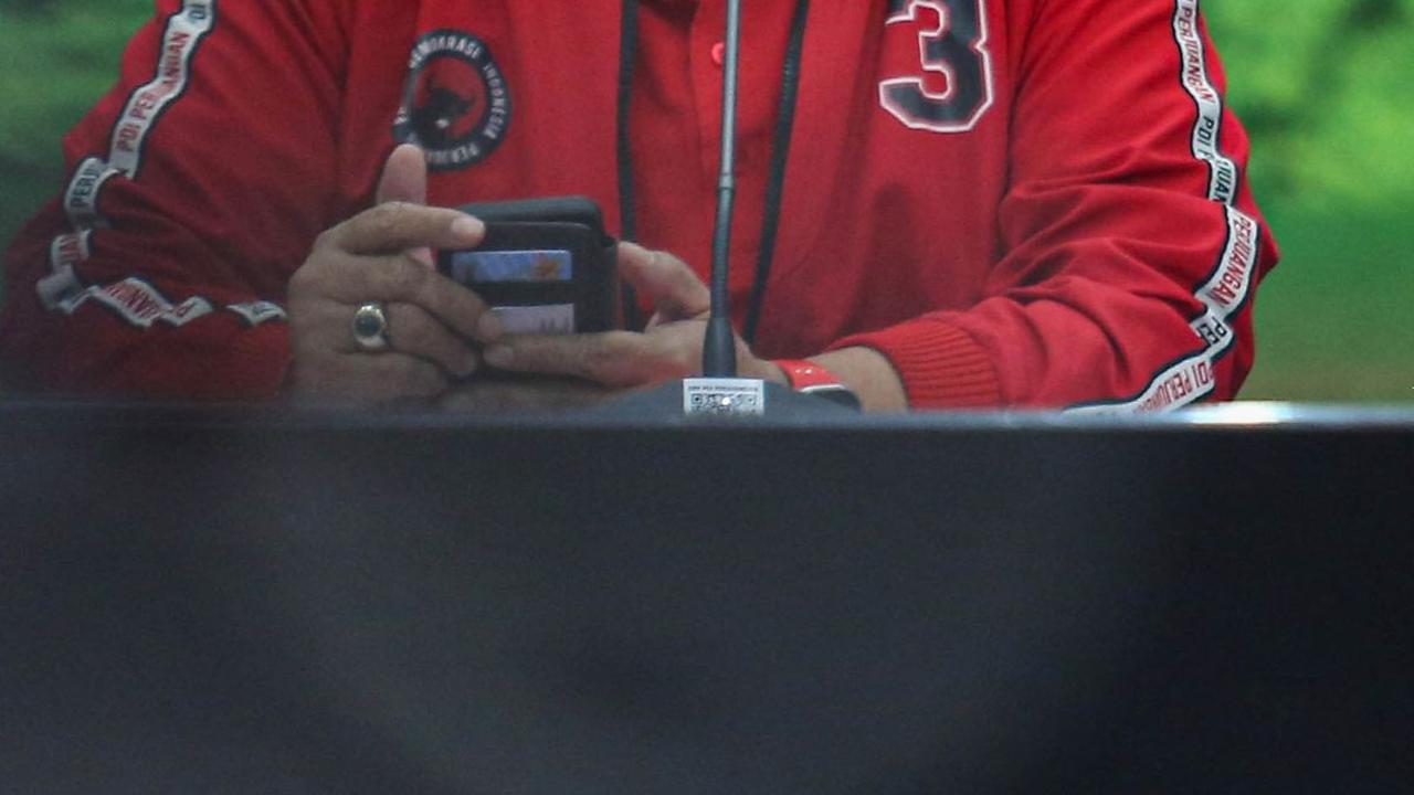 Hasto menegaskan, yang diundang adalah mereka yang menjaga demokrasi hukum dan mau menegakkan hukum.&nbsp;Foto: Liputan6.com/Angga Yuniar