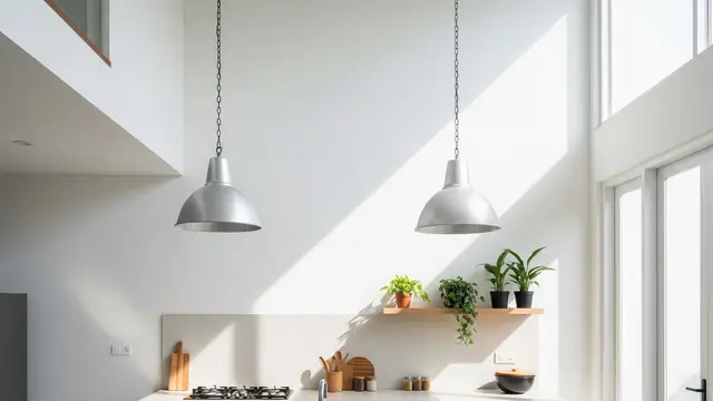 Dapur Sederhana dengan Langit-Langit Tinggi