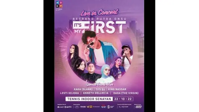 Poster konser Betrand Putra Onsu