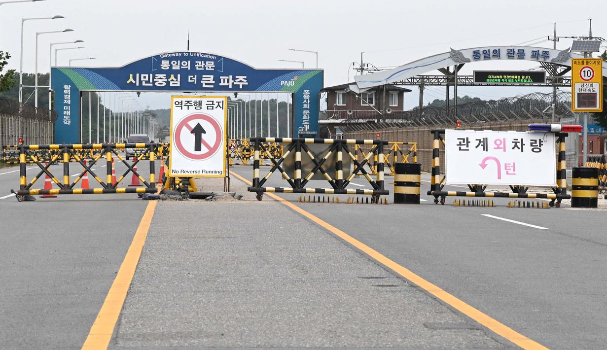 Ketegangan militer yang serius sedang terjadi di Semenanjung Korea diduga karena peluncuran drone Korea Selatan. (JUNG YEON-JE/AFP)
