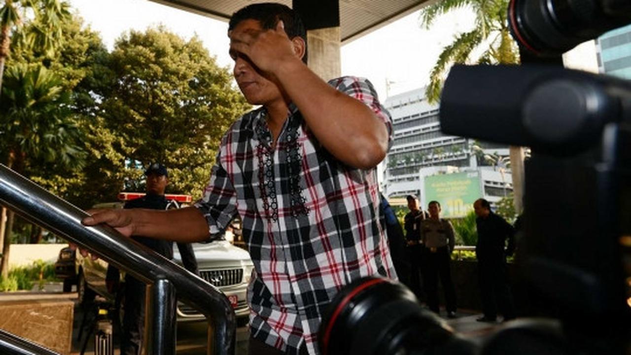 Empat tersangka OTT Musi Banyuasin tiba di KPK