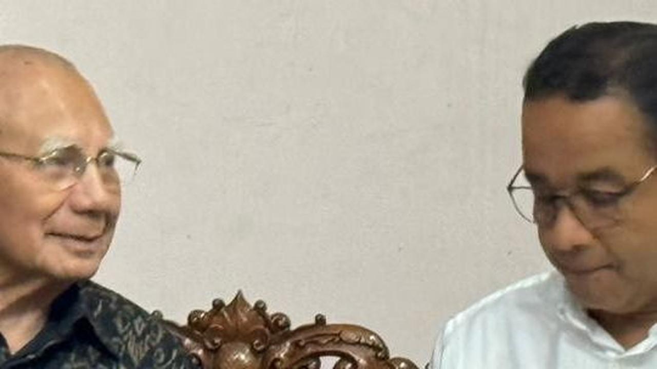 Anies Bertemu Emil Salim: Bicara Masa Depan, Tak Sedikit pun Bahas Masa Lalu