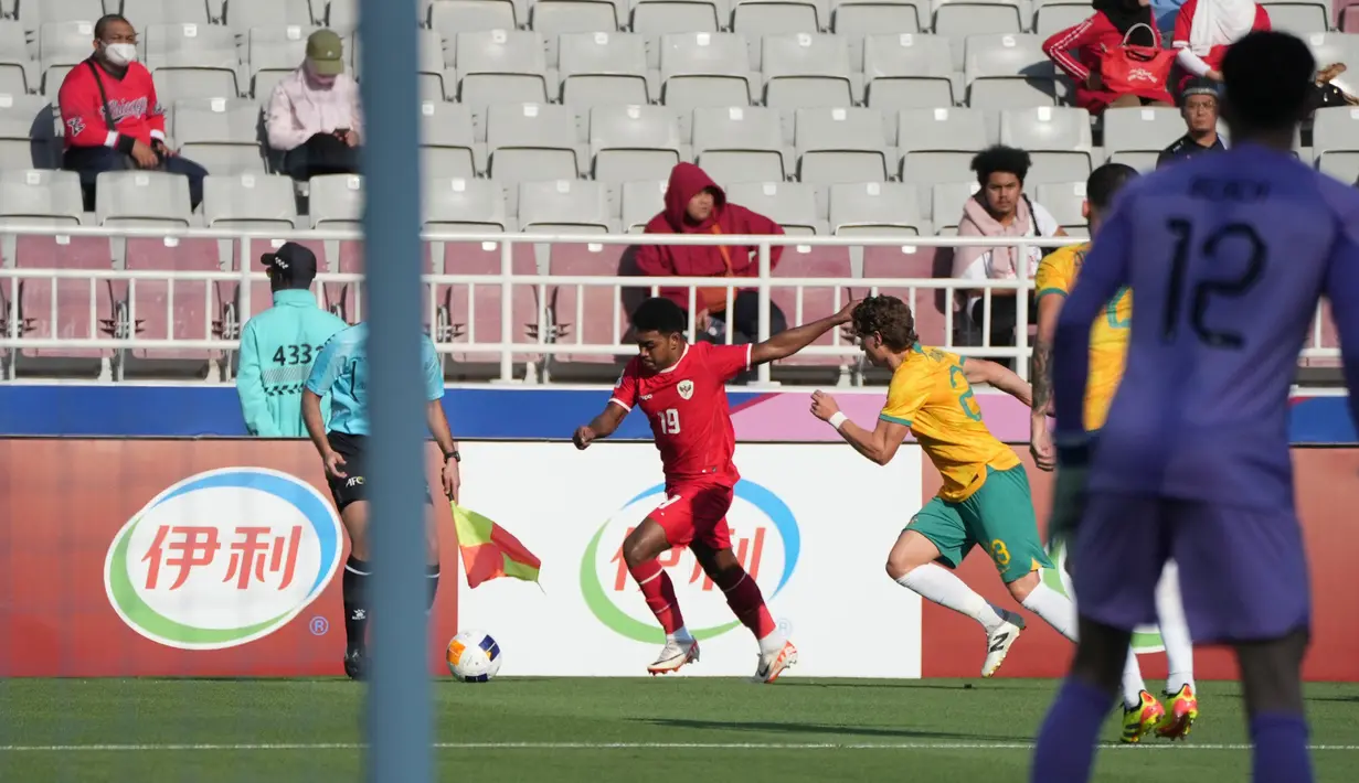 Bermain cepat sejak menit awal, timnas Indonesia U-23 tampil agresif. (Dok: PSSI)