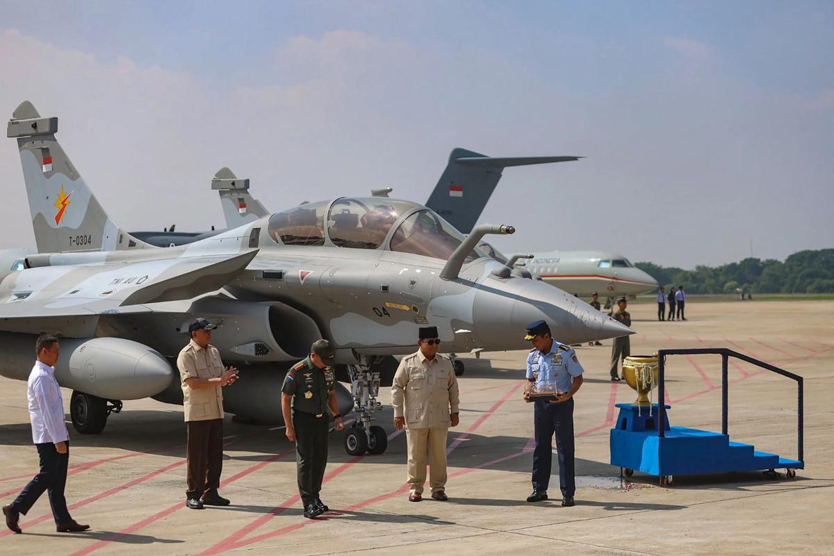 FOTO: Prabowo Serahkan Rafale dan Rudal Meteor untuk Perkuat Pertahanan Udara