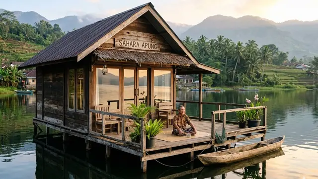 Desain Rumah Minimalis di Desa dengan Sentuhan Kayu Bekas Biar Unik dan Hemat