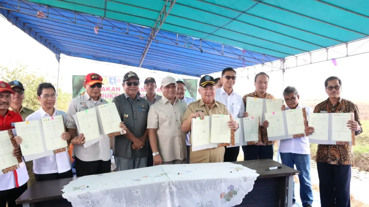 Kemendes PDTT Tandatangani Kerjasama Pengembangan Prukades Tanaman Padi