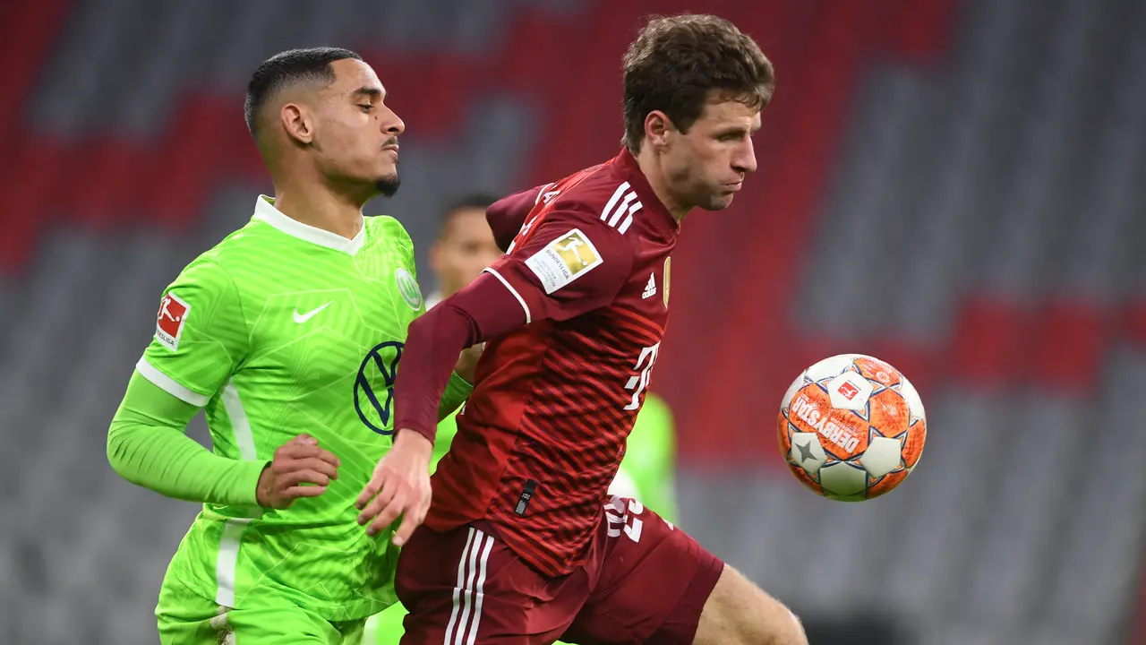Bayern vs Wolfsburg di Liga Jerman