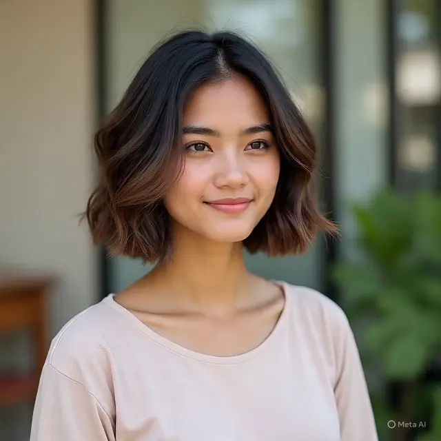 Rambut Pendek Tanpa Catok