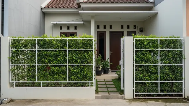 6 Pagar Minimalis yang Tetap Memberi Privasi tanpa Terlihat Tertutup, Inspirasi Fasad Elegan