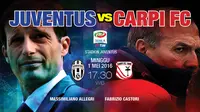 Juventus vs Carpi (Liputan6.com/Abdillah)